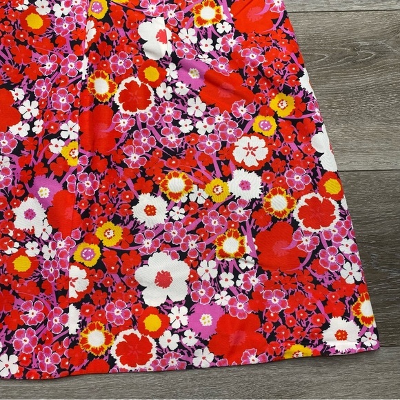 Victoria Victoria Beckham Women’s Printed Floral ALine Miniskirt Size 6 UK 10 - Picture 11 of 16